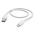 HAMA Kabel USB-A/USB-C, 1,5m, bílý