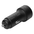 DELTACO USBC-CAR122, Autonabíječka 1x USB-C/USB-A