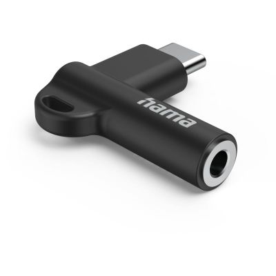 HAMA Audio adaptér, USB-C samec/Jack 3.5mm samice
