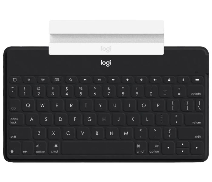 Logitech KEYS TO GO/Bezdrátová Bluetooth/UK layout/Černá