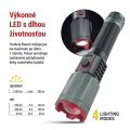 LED nabíjecí kovové svítidlo 1200 lm, 2200 mAh