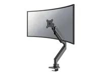 Montážní sada - plný pohyb - pro Displej LCD - hliník - černá - velikost obrazovky: 10"-49" - upevnění svorkou, průchodka, upevnitelné na stůl