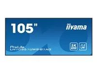 105" Třída úhlopříčky (104.7" zobrazitelný) displej LCD s LED podsvícením - digital signage - 5K UHD (2160p) 5120 x 2160 - černá