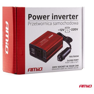 AMIO PI01, Měnič napětí, 12V/230V, 150W/300W