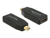 Video adaptér - Mini DisplayPort s piny (male) do HDMI se zdířkami (female) - černá - podporuje 4K