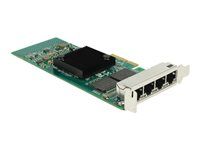 Síťový adaptér - PCIe 2.1 x4 nízký profil - Gigabit Ethernet x 4