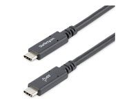 6 ft / 1.8m - 5A PD - USB-IF Certified - M/M - USB 3.0 5Gbps - USB C Charging Cable - USB Type C Cable (USB315C5C6) - USB kabel - USB-C (M) rovné do USB-C (M) rovné - USB 3.0 - 5 A - 1.8 m - podporuje 4K - černá - pro P/N: DK30C2DAGPD, DK30C2HAGPD, SV211HDUC, SV221HUC4K