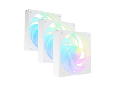 Ventilátor FURY SAI S12 ARGB PWM, 3-Pack, Bílý