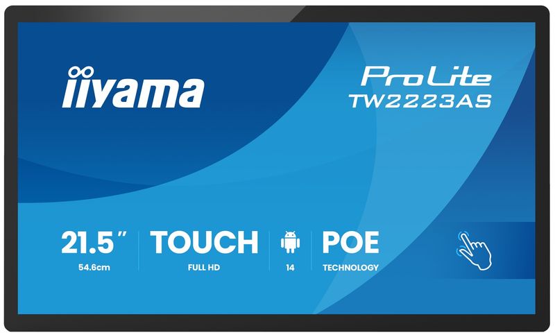 22" iiyama TW2223AS-B3P:IPS,FHD,Android