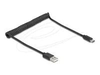 USB 2.0 Coiled Cable USB Type-A male to