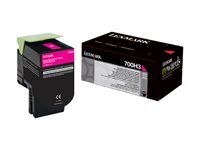 Vysoká výtěžnost - purpurová - originální - kazeta s barvivem LCCP - pro Lexmark CS310dn, CS310n, CS410dn, CS410dtn, CS410n