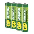 Baterie AAA (R03) Zn-Cl GP Greencell 4 ks / blister