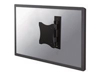 Držák - plný pohyb - pro Displej LCD - černá - velikost obrazovky: 10"-27" - montáž na stěnu