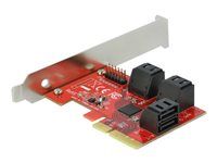 Řadič úložiště - SATA 6Gb/s - nízký profil - PCIe 3.0 x4