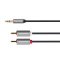 Kabel Jack 3.5mm stereo/2x Cinch 3m KRUGER & MATZ KM1216 Basic
