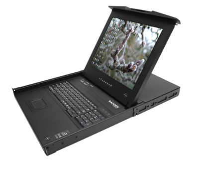 AdderView 19'' LCD šuplík+KVM