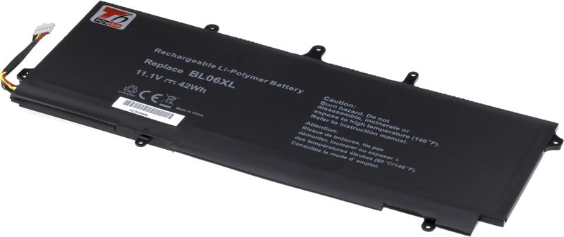 Baterie T6 Power pro HP EliteBook Folio 1040 G1, 1040 G2, 3800mAh, 42Wh, 6cell, Li-pol