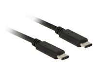 USB kabel - USB-C (M) do USB-C (M) - USB 2.0 - 1 m - černá