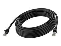 Vision - Sítový kabel - RJ-45 (M) do RJ-45 (M) - 3 m - 6.2 mm - STP - CAT 6a - lisovaný, provedení bez hrbolku - cerná