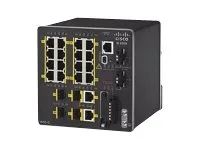 Cisco Industrial Ethernet 2000 Series - Přepínač - řízený - 16 x 10/100 + 2 x kombinace Gigabit SFP + 2 x Fast Ethernet SFP - lze montovat na konzolu DIN