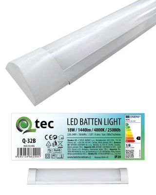 Světlo pod linku QTEC Q-32B 18W LED BATTEN LIGHT