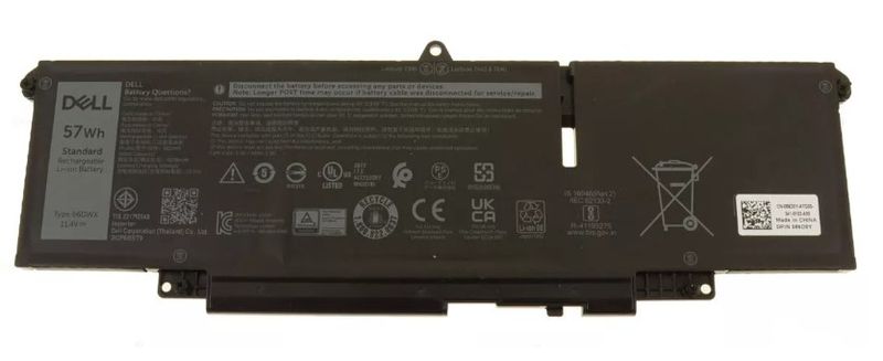 Dell baterie 3-cell 57W/HR LI-ION pro Latitude 7340, 7440, 7450, 7640