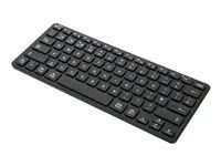Klávesnice - kompaktní, pro více zařízení, antibakteriální - bezdrátový - Bluetooth 5.1 - QWERTY - britská - černá - B2B