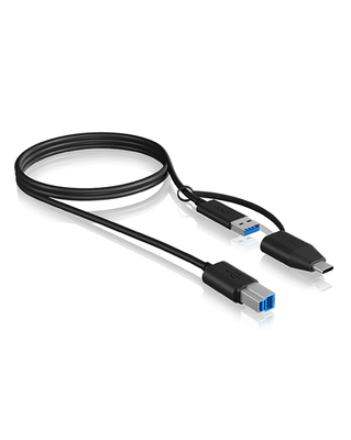 RAIDSONIC Propojovací kabel z USB 3.2 Type-C + A