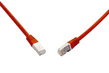 SOLARIX 10G patchkabel CAT6A SFTP LSOH 15m,červený