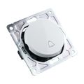 Zvonek spínač ELECTROMALT OVAL OVA1020W, bílý