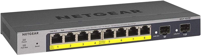 Netgear 8P ge poe smart managed pro switch