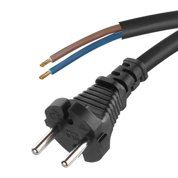 Flexo šňůra guma/neoprén 2x1,0mm2 5m černá EMOS S03050N