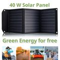 Přenosná solární nabíječka Bresser 40 wattů s USB