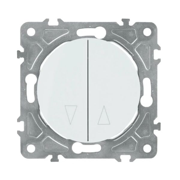 Spínač na rolety ELECTROMALT OVAL OVA1030W bílý