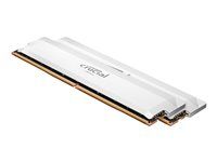 Crucial Pro - DDR5 - sada - 32 GB: 2 x 16 GB - DIMM 288-pin - 3000 MHz / PC5-48000 - CL38 - 1.35 V - bez vyrovnávací paměti - on-die ECC - bílá