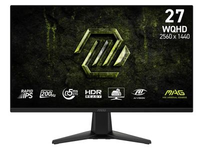 MSI MAG/275QF E20/27"/IPS/QHD/200Hz/0,5ms/Černá/3R