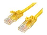 5m Yellow Snagless Cat5e Patch Cable - 45PAT5MYL