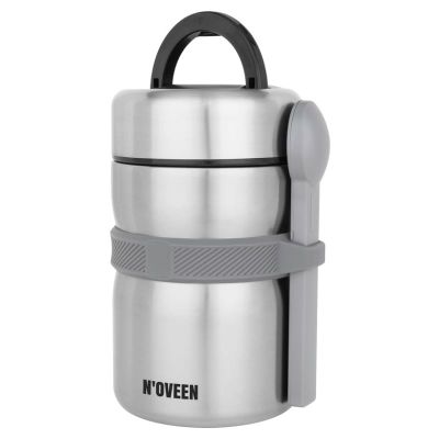 NOVEEN TB961 Silver, Termoskový jídlonosič, 2 L