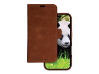 Pouzdro s klopou pro mobilní telefon - kompatibilita s MagSafe - kůže full-grain - dark tan - pro Apple iPhone 16 Pro