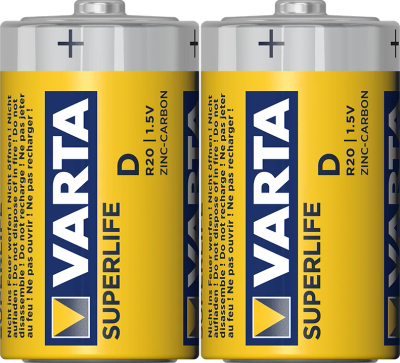 Varta SuperLife D 2x (ve fólii)