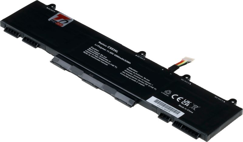Baterie T6 Power HP EliteBook x360 830 G7, EliteBook x360 830 G8, 4590mAh, 53Wh, 3cell, Li-pol