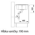BLANCO ZIA 40 S antracit, Silgranitový dřez