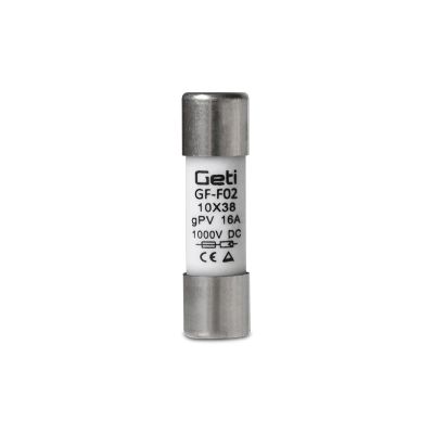 Pojistka GETI GF-F02 pro fotovoltaické systémy 16A/1000V DC