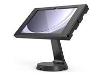 Montážní sada (kryt, stojan) - pro tablet - uzamykatelný - kov - černá - čítač - pro Samsung Galaxy Tab A9+