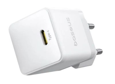Baseus Rychlonabíječka do sítě Palm 20W USB-C PD QC 3.0 bílá