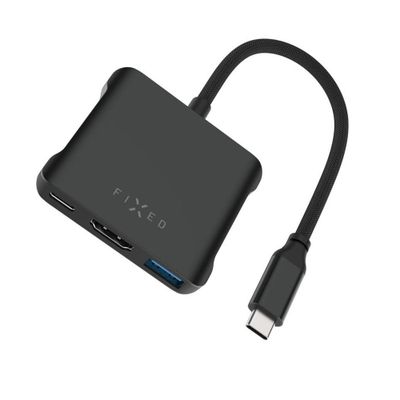 5-port hliníkový USB-C FIXED HUB,140W, PD3.1