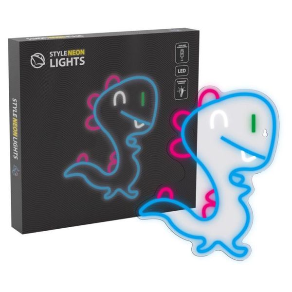 MANTA Dinosaurus, LED Neon plexi dekorace