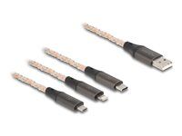 USB RGB Charging Cable 3 in 1 Type-A to