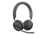 Náhlavní souprava - náhlavní - Bluetooth - bezdrátový - odstranění šumu - UBS-C přes adaptér Bluetooth - grafit - Optimalizováno pro UC