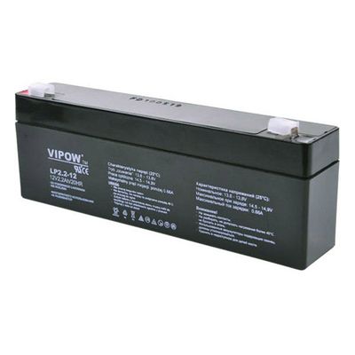 Baterie olověná 12V 2.2Ah VIPOW BAT0220